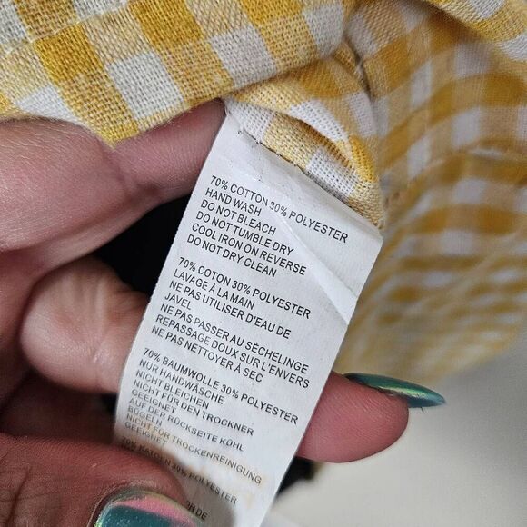 Nasty Gal Tie Bust Mini Gingham Dress - Picture 6 of 9